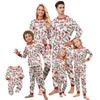 Christmas Print Cute Family Set Pajamas, Home Clothes, Family Set Long Sleeve Top Pants Set