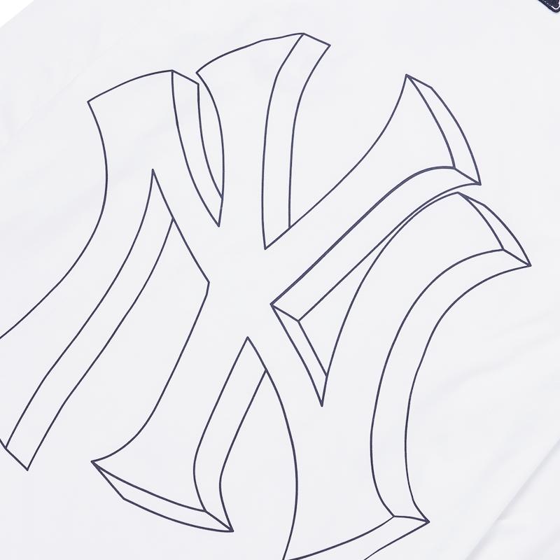 Новые футболки MLB New York Yankees Унисекс Белые 3ATSB0224-50WHS