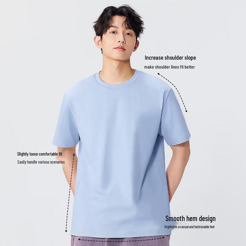 MINISO Men's Cooling Loose Fit Short Sleeve T-shirt