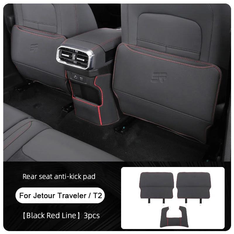 Для Chery Jetour Traveler T2 DCT XWD 2025 2025 2025 Автомобильный Задний Сиденье Спинка Анти-пинок Панель Защитная Накладка Анти-грязь Автомобильные Аксессуары