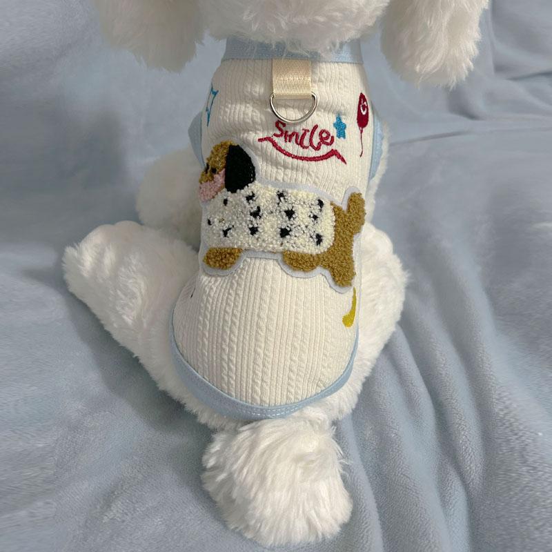 Pet Cat Cute Dachshund Vest Breathable Thin Small Dog Bichon West Highland Dog Clothes Summer