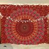 Indian Hippie Bohemian Psychedelic Mandala Wall Hanging Bedding Tapestry