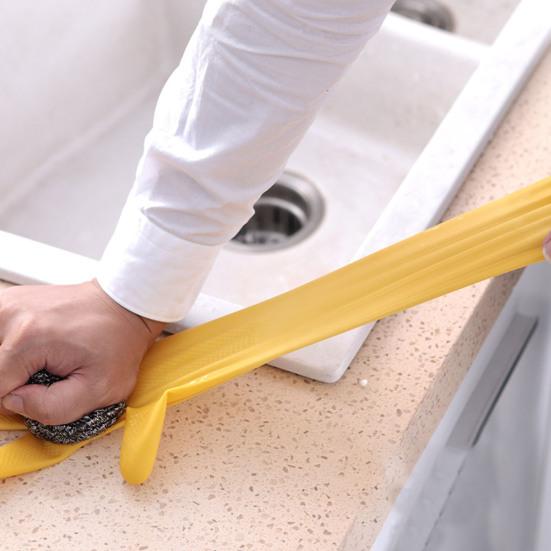 Чистящие перчатки Дышащие маслостойкие резиновые перчатки против царапин широкого применения для мытья кухни