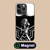 Чехол для телефона Аниме Лелуш для iPhone 17 16 15 14 13 12 11 Air Pro Max Plus Mini Стеклянный Чехол MagSafe