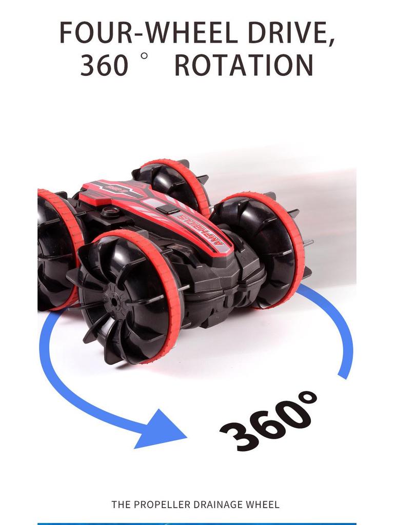Gesture-Controlled Amphibious Waterproof Stunt Remote Car