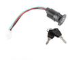 3 Wire Ignition Switch with 2 Keys Replacement for 50cc 70cc 90cc 110cc 150cc 200cc 250cc Go Kart