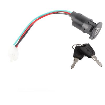 3-контактный переключатель зажигания с 2 ключами, замена для 50cc 70cc 90cc 110cc 150cc 200cc 250cc картинг