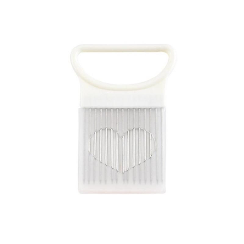 Игла для лука из нержавеющей стали, вилка для лука, овощерезка, нож для резки фруктов, нож для резки томатов, держатель для безопасной резки, кухонные принадлежности