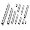 20pcs Stainless Steel Straight Tube Beads Connectors Spacer Bead for Jewelry Making DIY Bracelet Necklace Crimp Beads Findings
