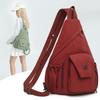 Outdoor Multi-function Large Capacity Chest Bag Solid Color Backpack