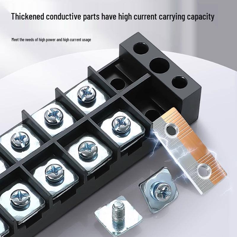 TB High Current Wire Connectors: 15-45A Terminal Blocks with 3-12 Positions