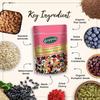 Happilo Premium International Supermom Trail Mix 325 г | Жареный миндаль, семена тыквы, льна и арбуза, сушеная клюква | Закуска из смеси суперпродуктов