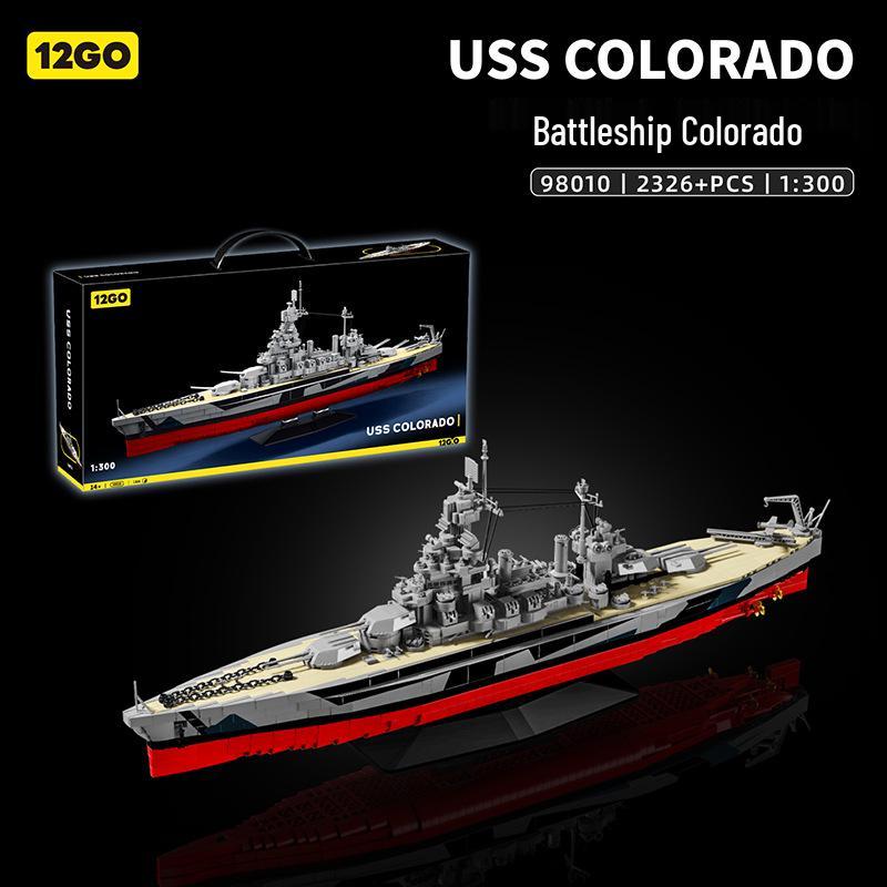 Совместимый LEGO 12GO98005 Броненосец Бисмарк Высокосложные Образовательные Строительные Блоки DIY Игрушка Подарок