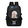 One Piece Backpack for Teens Students Large Capacity Anime Print School Bag Fashion Casual Daypack