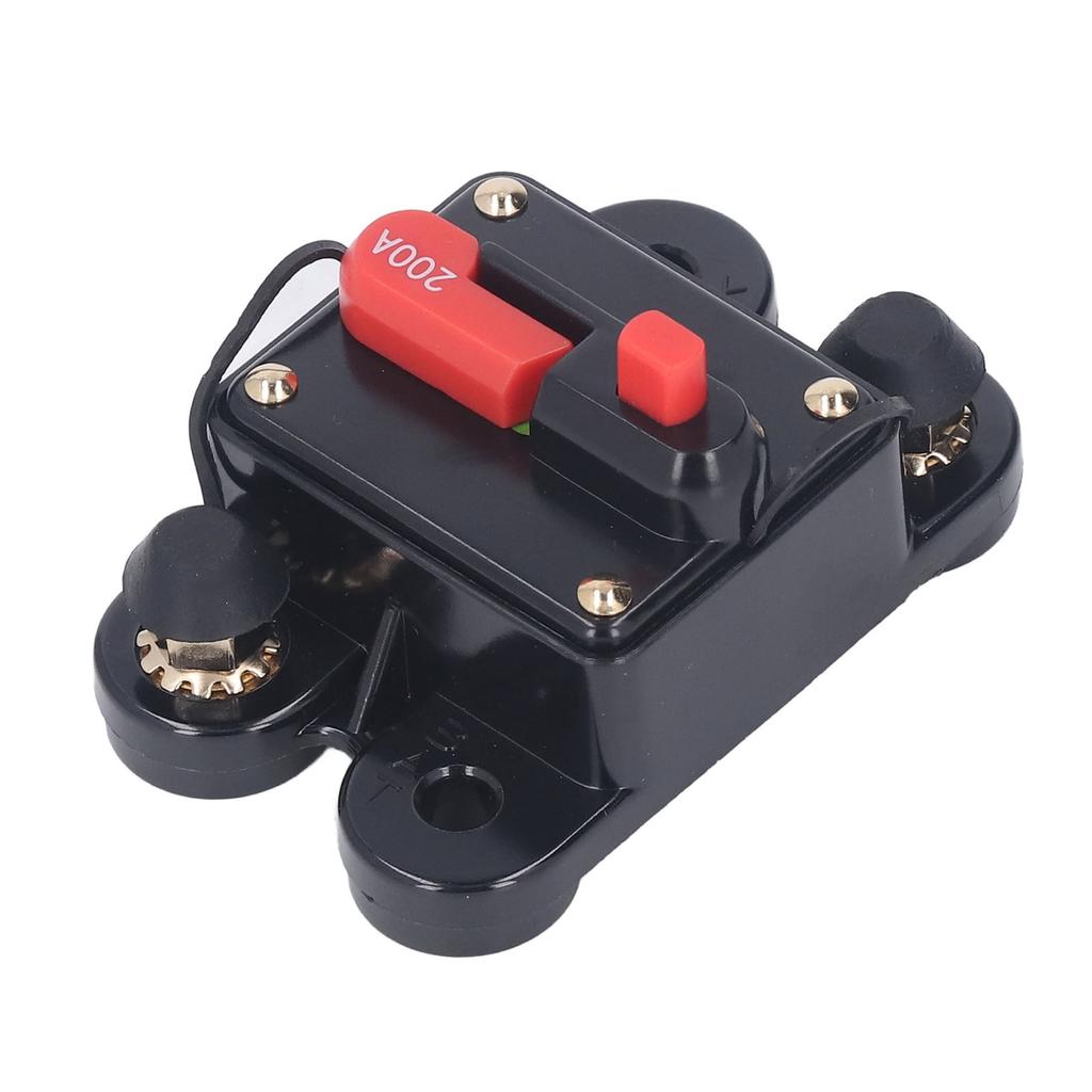 Автоматический выключатель с ручным сбросом 14 дюймов Защита от перегрузки по току DC 12?48В для автомобильного двигателя 200А