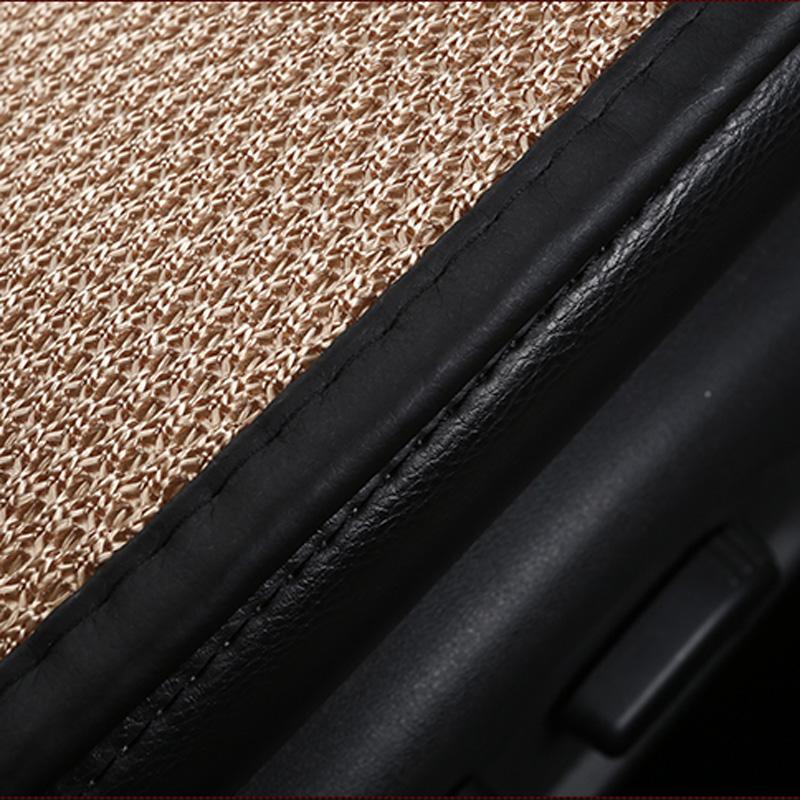 Летний чехол на автомобильное сиденье, дышащий ледяной шелк, четыре сезона, защитная подушка для автомобильного сиденья, передняя накладка, подходит для большинства