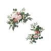 2Pcs Wedding Arch Flowers Backdrop Decor Hanger Welcome Signs Garland Ornament for Home Reception