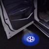 W1322026 Горячие Стайлинг-молдинги Для VOLKSWAGEN VW Для Volkswagen VW Touran Caddy Touareg Golf Passat Scirocco 2ШТ Автомобильный Свет в Дверь с Логотипом