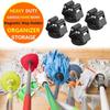 Magnetic Wall Mount Organizer Wall Mount Broom Hanger Rack Utility Storage Rack  Laundry Room