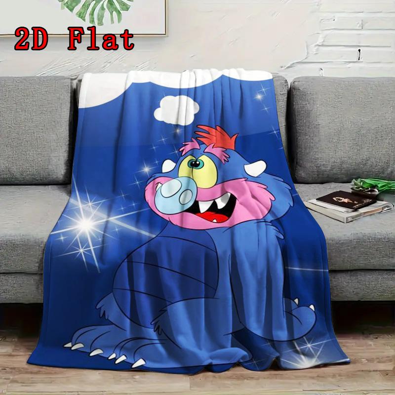 My Pet Monster 2D Flat Pattern Flannel Blanket High quality All Seasons Warmth and Comfort Perfect for Christmas Gifts.MMT0918165