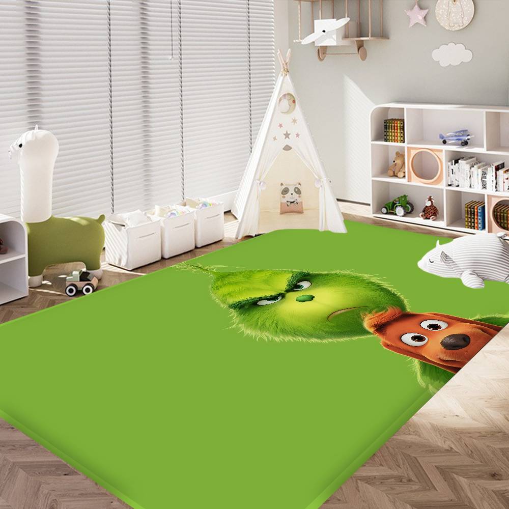 Cartoon THE G-GRINCHS Entrance Door Mat Washable Non-Slip Living Room Sofa Chairs Area Mat Kitchen Welcome Doormat
