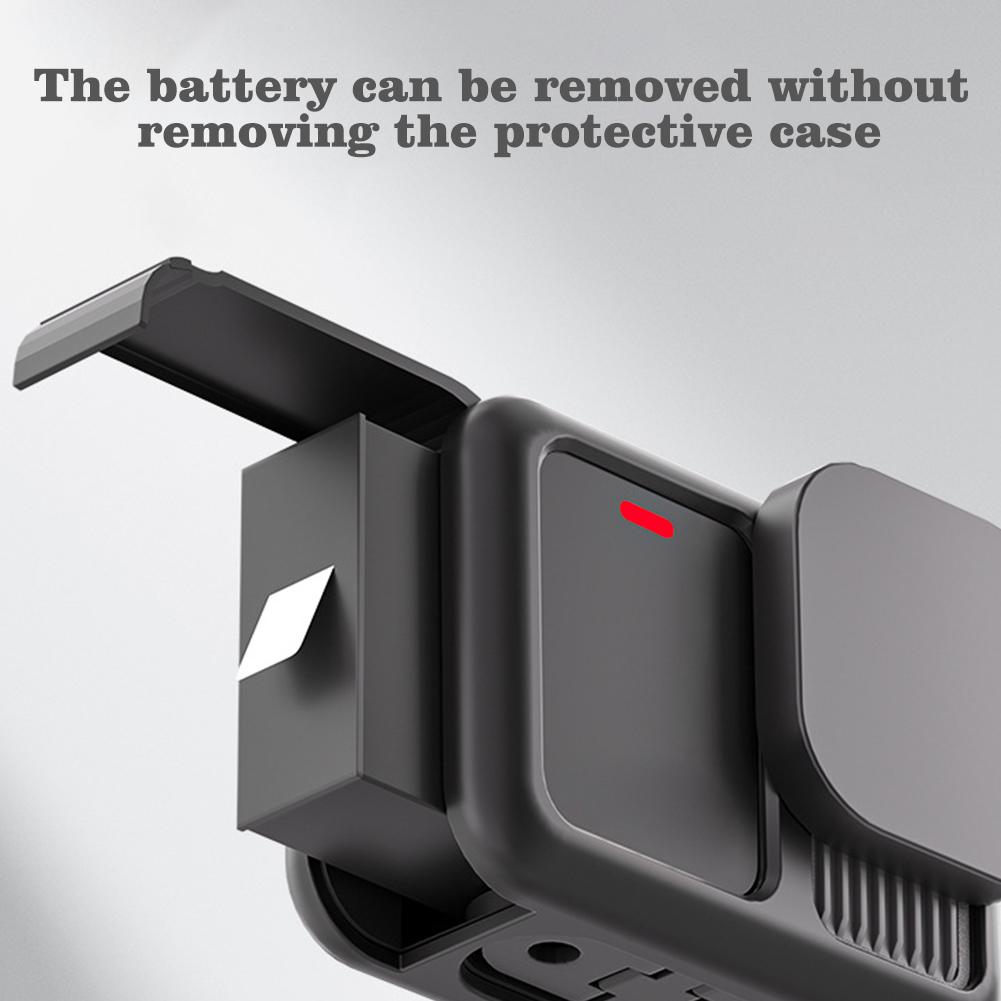 Для 13 Черный Защитный Чехол Корпус Защитник Силикон Для Go Pro Крышка Ремешок +  W6P3