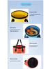 Multipurpose Outdoor PVC Folding Bucket for Water Storage, Fishing, Car Wash, and More