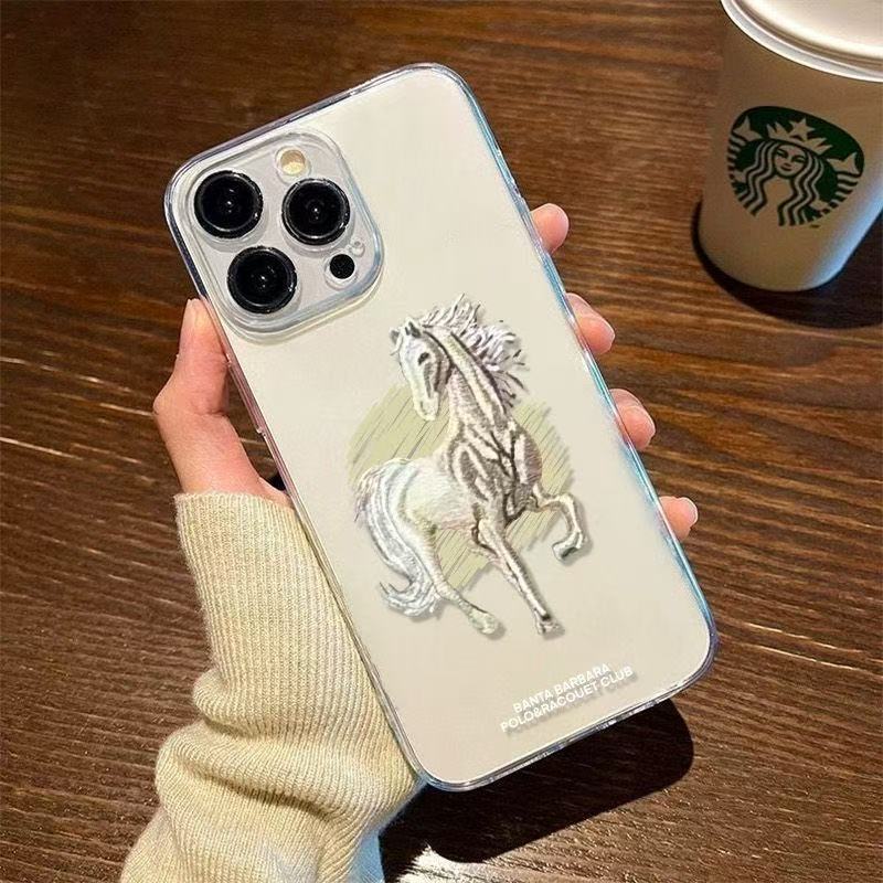 Чехол для мобильного телефона Pentium horse для iphone17promax apple 16/14pro Япония и Корея 13/12/15/11pro