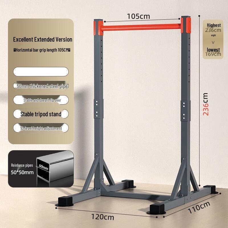 Indoor Foldable Floor-Standing Pull-up Bar