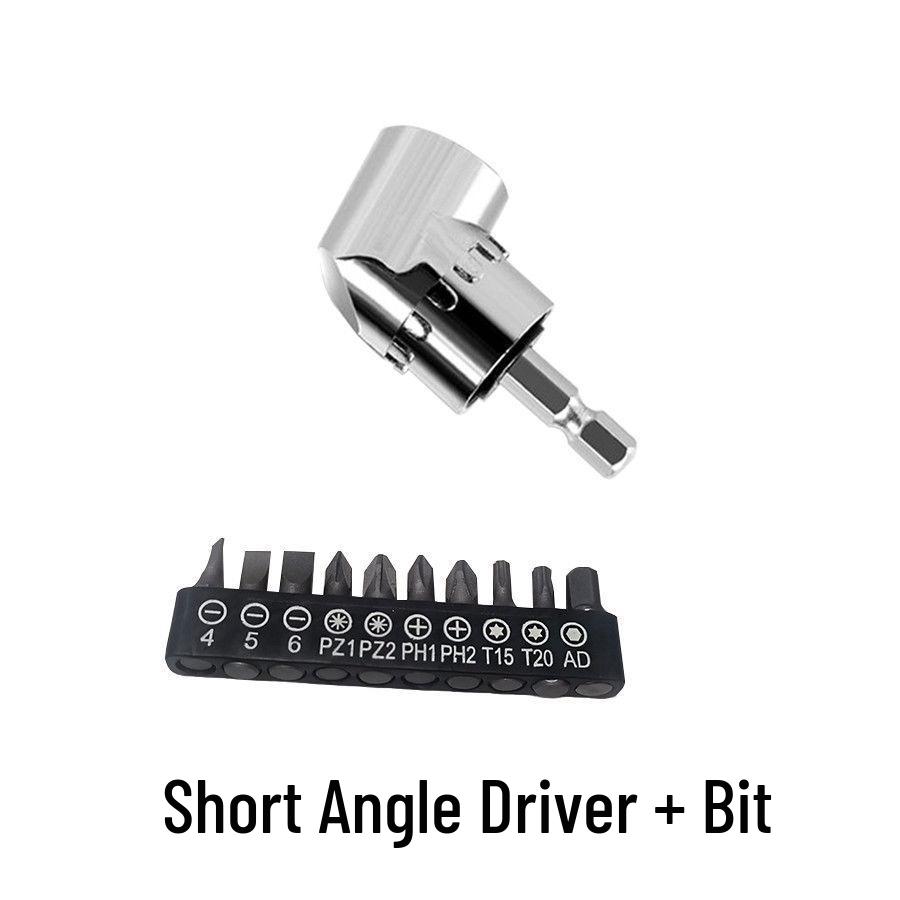 Универсальная головка отвертки 105 градусов с удлиненным стержнем для труднодоступных углов