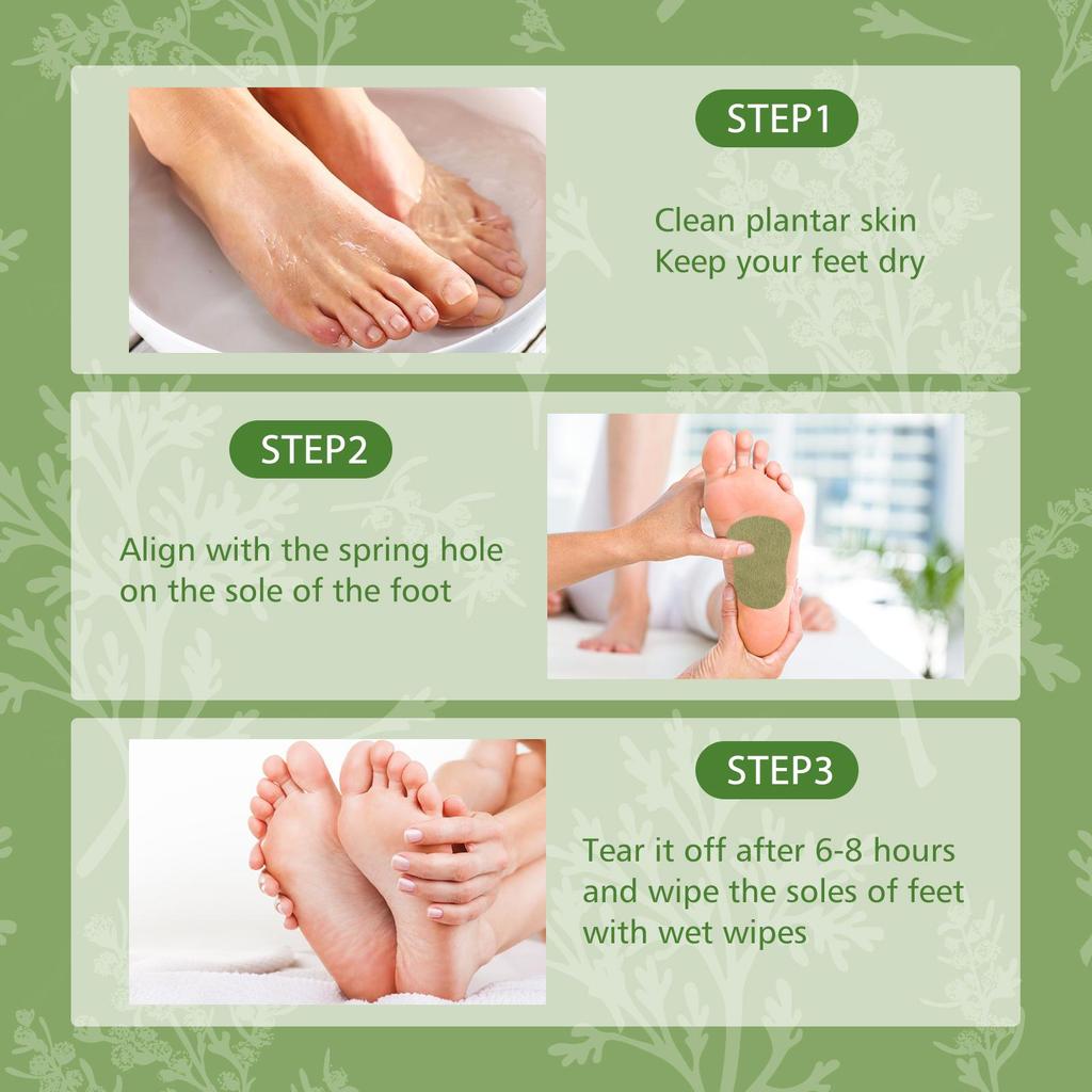 South Moon Пластырь для ног с полынью Gentle Relief Body Care Clean Moisturizing Foot Patch
