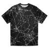 Men's Halloween Printed Round Neck Raglan Short Sleeve Top T-Shirt