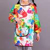 Long Sleeved Kids Painting Apron Polyester Baking Bibs New Cooking Apron
