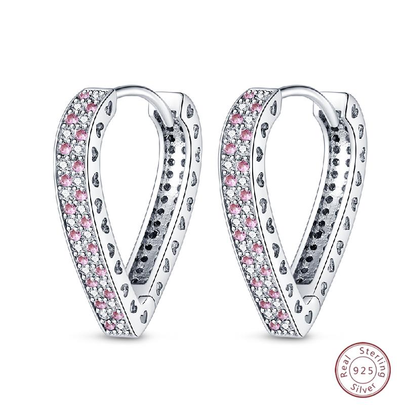 Серьги-кольца из серебра 925 пробы, минималистичные, золотые, круглые, модные, с застежкой-пряжкой с цирконием, свадебные украшения, подарок для женщин