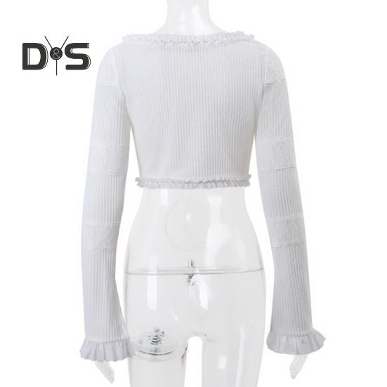 Женский сексуальный комплект из двух мини-юбок с низкой талией, многоуровневая юбка с оборками, короткий расклешенный топ с длинными рукавами и завязками, комплект для вечеринки и клуба