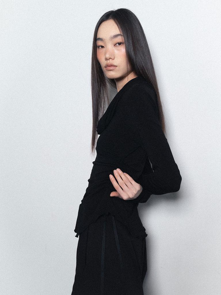 VISUS Two-Way Strap Top_Black