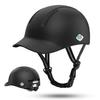 Issufel Bicycle Hat for Adults and SG EN1078 Highly and Stylish Cap Style Helmet for City and Adjustable Matte Black Helmet, Style, Students,