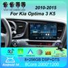 Car Radio Android 14 For Kia Optima 3 K5 TF T 2010 2011 2012 2013 2014 2015 Navigation GPS Multimedia Player Stereo WiFi+4G DSP