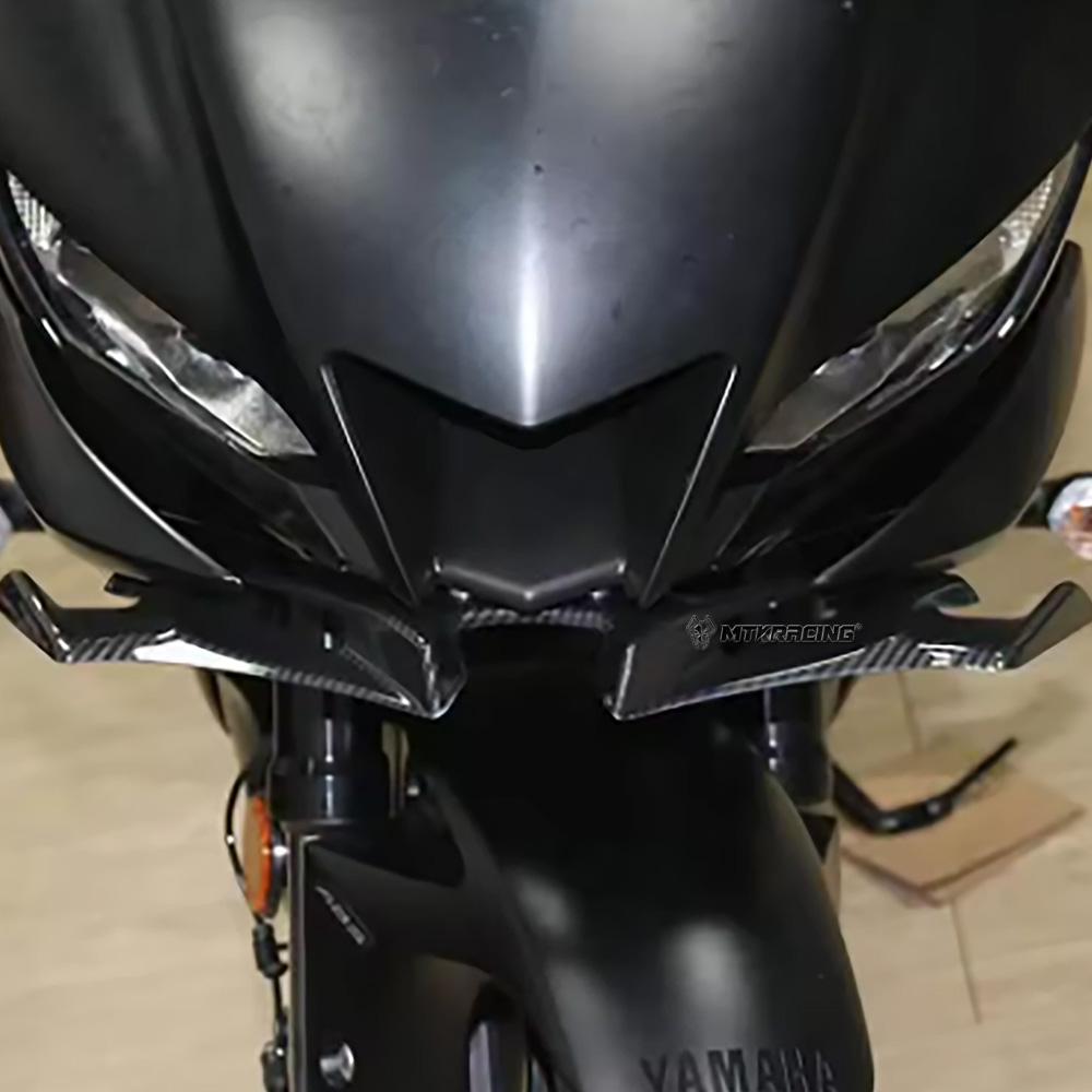 For YAMAHA YZF Front Fairing Winglets Wing Shell Cover Protection Guards Kit YZF-R3 YZF-R25 Motorcycle Wind Wing