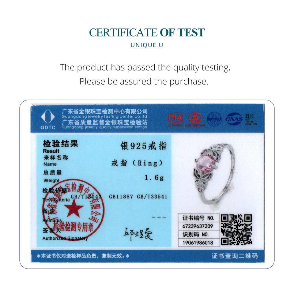BAMOER кольцо из стерлингового серебра 925 пробы с розовым камнем и ажурным кольцом на палец в виде бабочки с кубическим цирконием для женщин, подарок на день рождения, ювелирные изделия