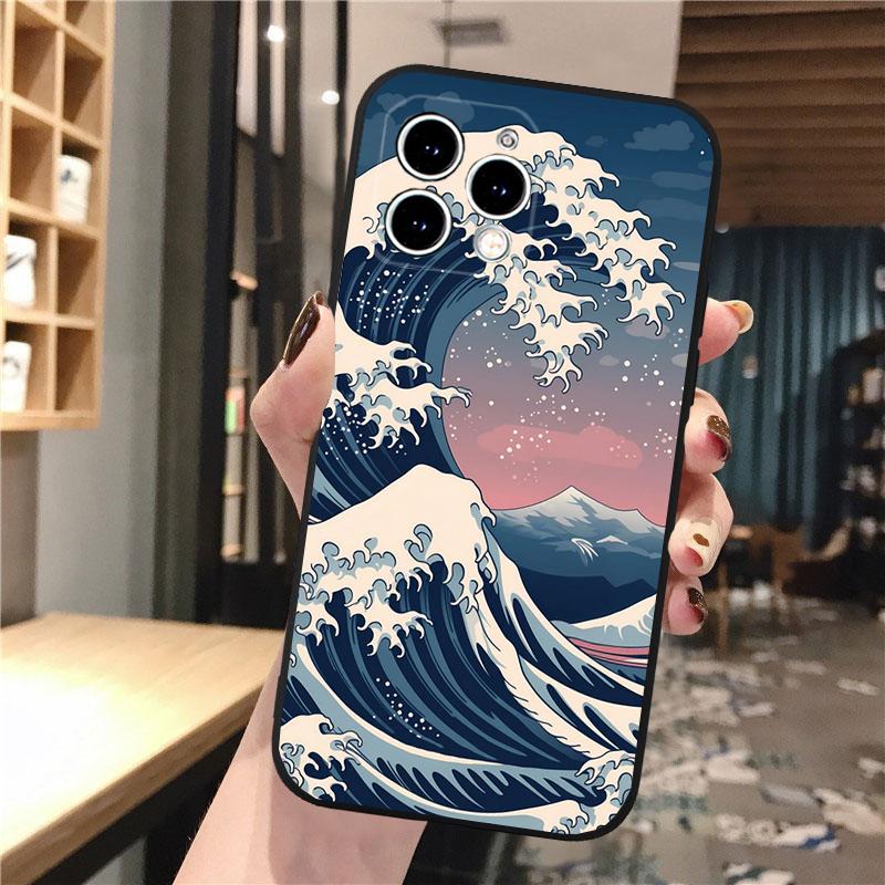 Чехол для телефона Great Blue Wave Ocean для iPhone Samsung Galaxy Redmi Xiaomi Oppo OnePlus Note SA 7 8 9 10 11 12 13 14 20 21 22 23 53 54 Pro Max Ultra