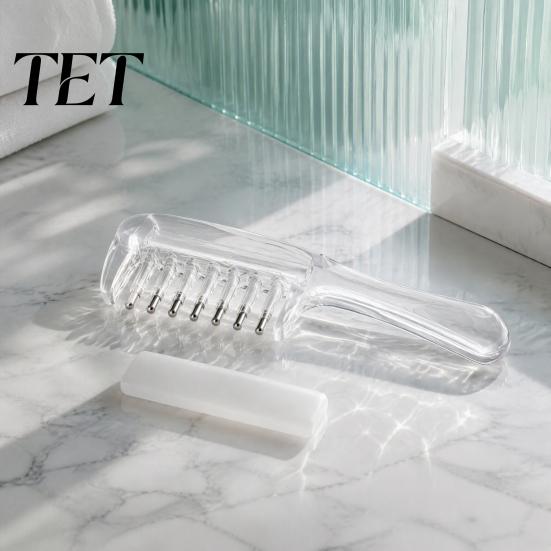 Scalp Oil Applicator Comb Essential Comb, Refillable Hair Care & Minoxidil Growth Applicator, Dispenser Massage with Ergonomic Handle