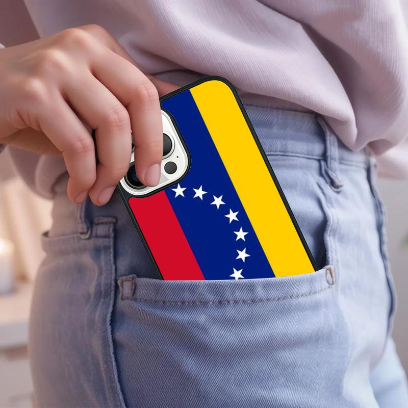 Flag of Venezuela Phone Case For iPhone 17 Air 15 16e 14 13 Pro Max Coque 12 11 Pro Max PLUS cover