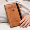 2025 Slim RFID Blocking Passport Holder Travel Wallet for Men and Women