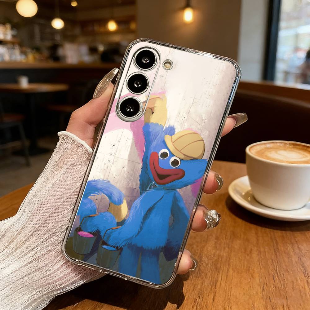 Чехол для телефона H-huggy W-Wuggy для Samsung S25,S24,S21,S22,S23,S30,Ultra,S20,Plus,Fe,Lite Прозрачный чехол