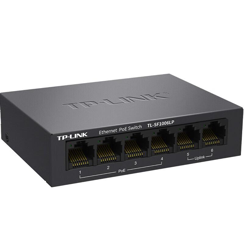 TP-LINK TL-SF1006LP 6-Port Fast Ethernet PoE Switch