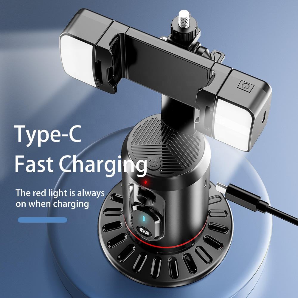 Умный стабилизатор подвеса, вращение на 360 градусов, автоматическое отслеживание лица с искусственным интеллектом, последующий подвес для селфи, настольный стабилизатор с дистанционным затвором