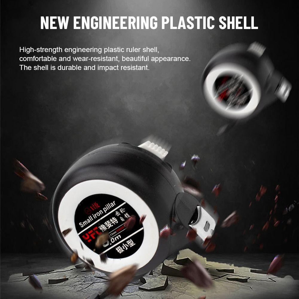 Высокоточная износостойкая утолщенная 3/5/7.5/10м измерительная стальная рулетка