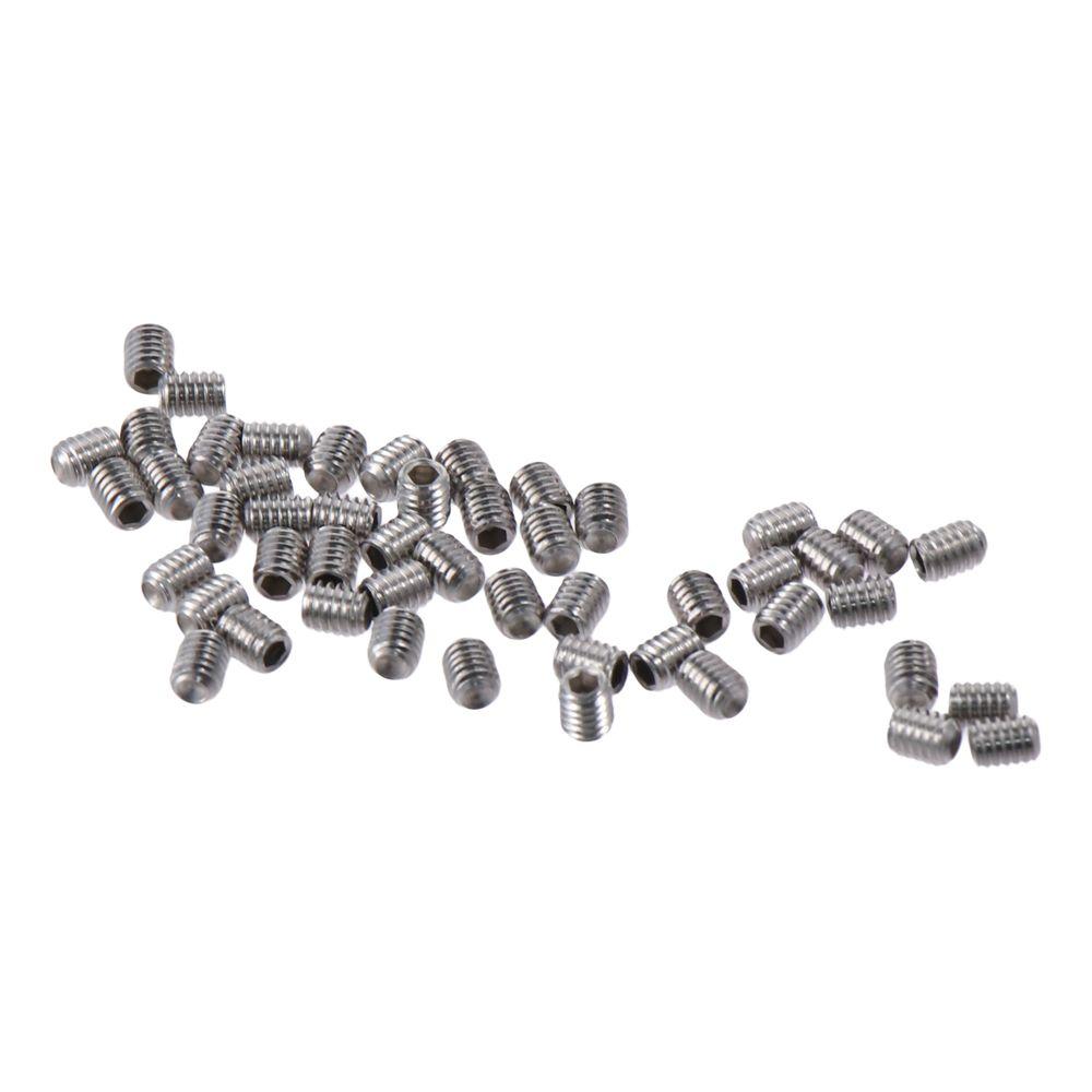 50Pcs 304 Stainless Steel Socket Head Cap Screws Silver Machine Screws Fasteners Bolts Furniture