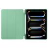 Case for iPad Pro 13" M5 2025 / M4 2024 (8th/7th gen.), Smartcase with stylus holder, green